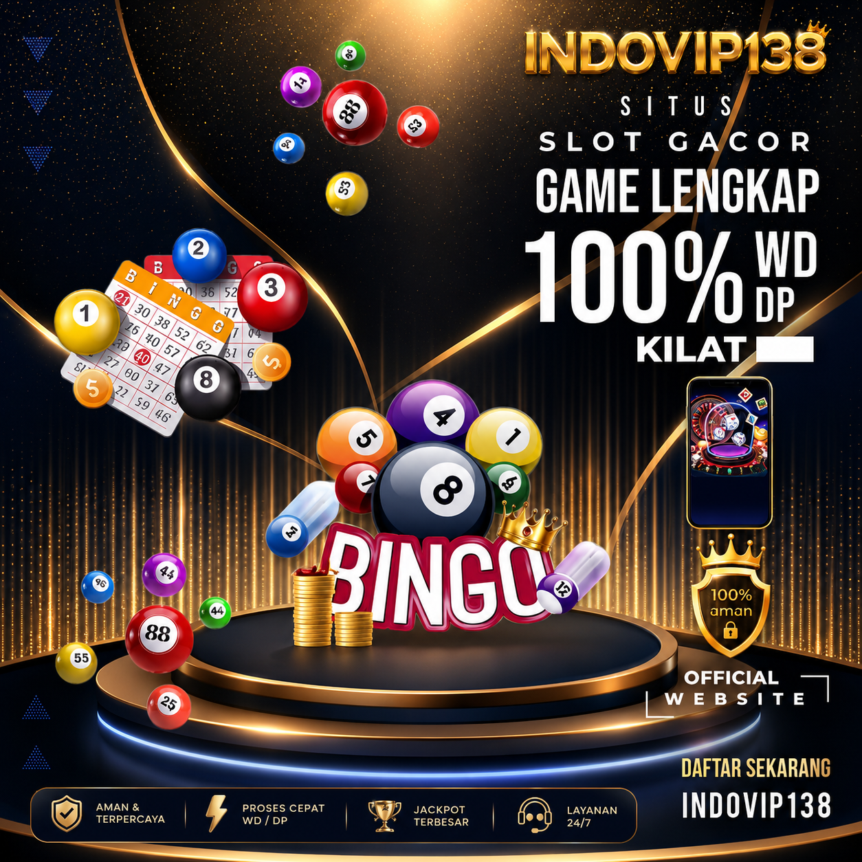 INDOVIP138: Togel Hadiah Terbesar x98 x980 x9800 Terpopuler